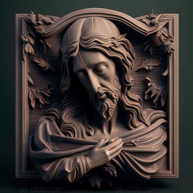 3D model st jesus (STL)